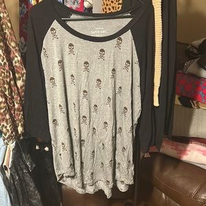 torrid baseball tee size 2x